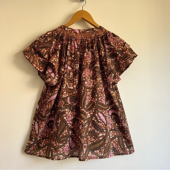 Xirena Sumer Blouse in Earth Batik - Picture 13 of 16